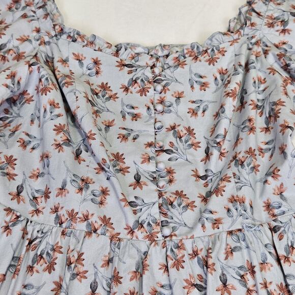 Anthropologie Gal Meets Glam Marianna Dress Womens 12 Floral Cottagecore Prairie - Picture 10 of 16